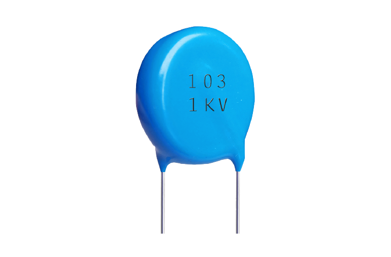 高压瓷片电容103M1KV 10nF±20% P=5mm